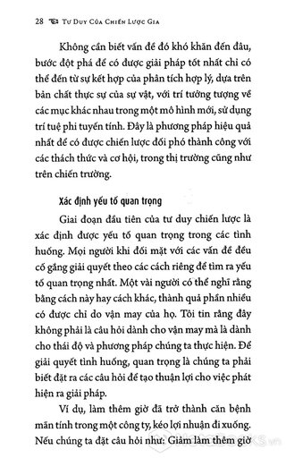 Tư Duy Của Chiến Lược Gia