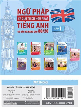 Ngữ Pháp Và Giải Thích Ngữ Pháp Tiếng Anh Cơ Bản Và Nâng Cao (Tập 1)