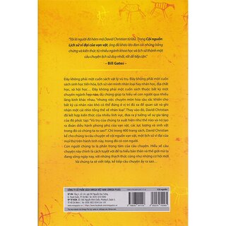 Cội Nguồn - Lịch Sử Vĩ Đại Về Vạn Vật (Bìa Cứng)